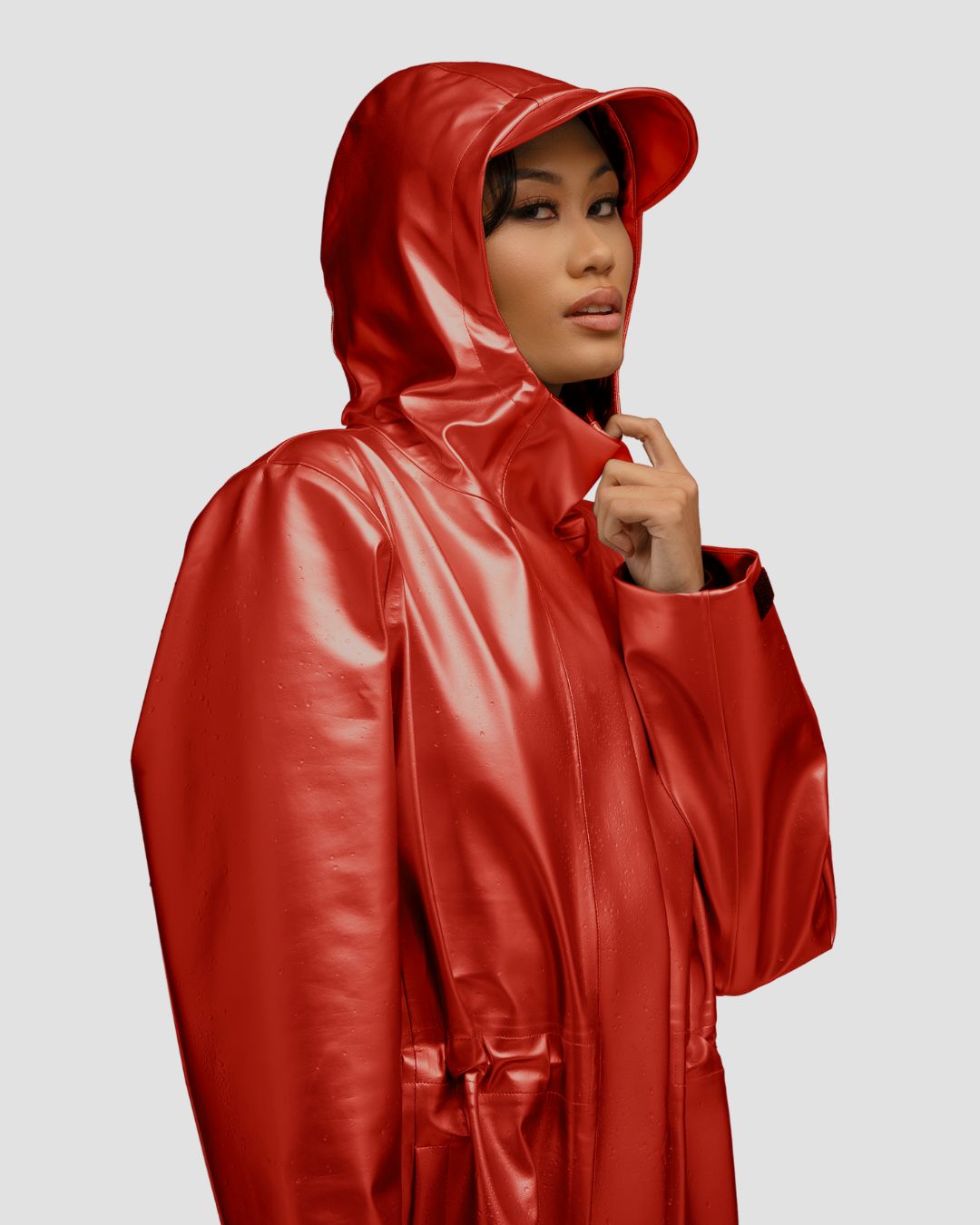 Hairbrella Satin-Lined, Waterproof Rain Jacket