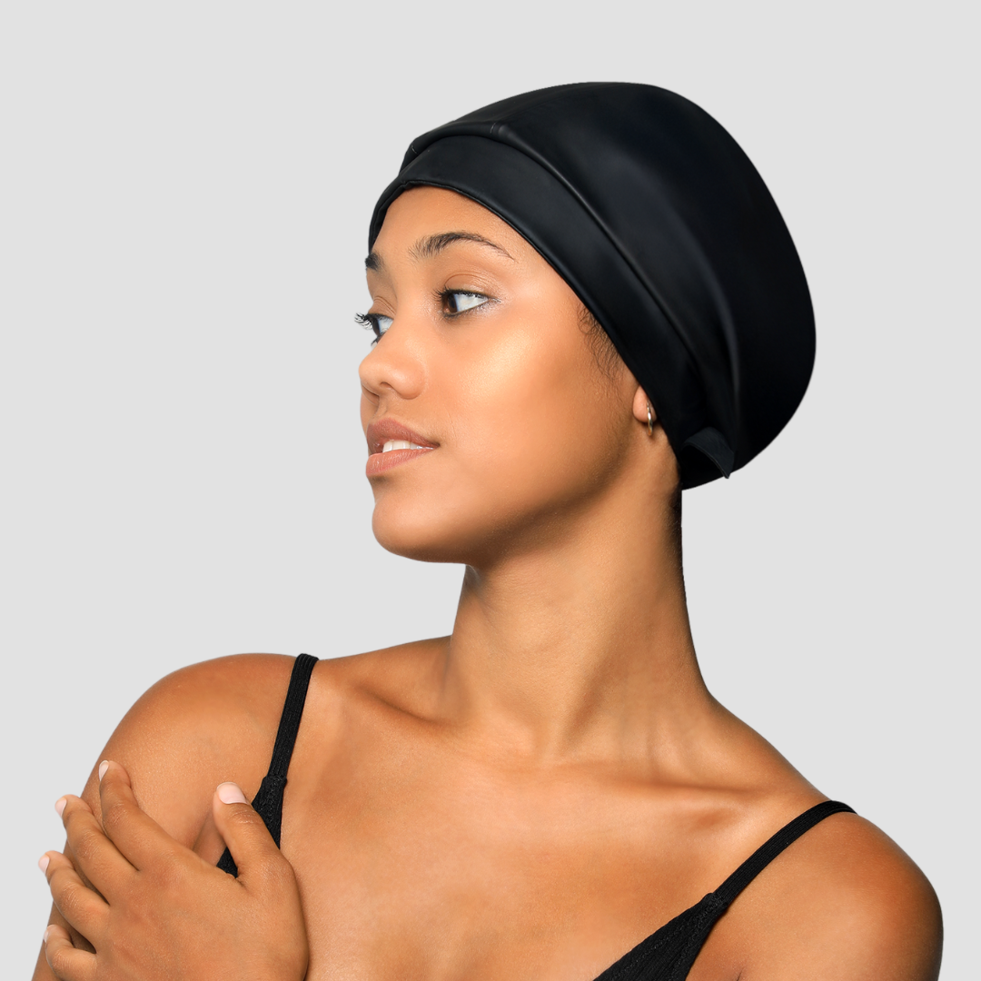 Hairbrella Satin-Lined Waterproof, Adjustable Swim Cap