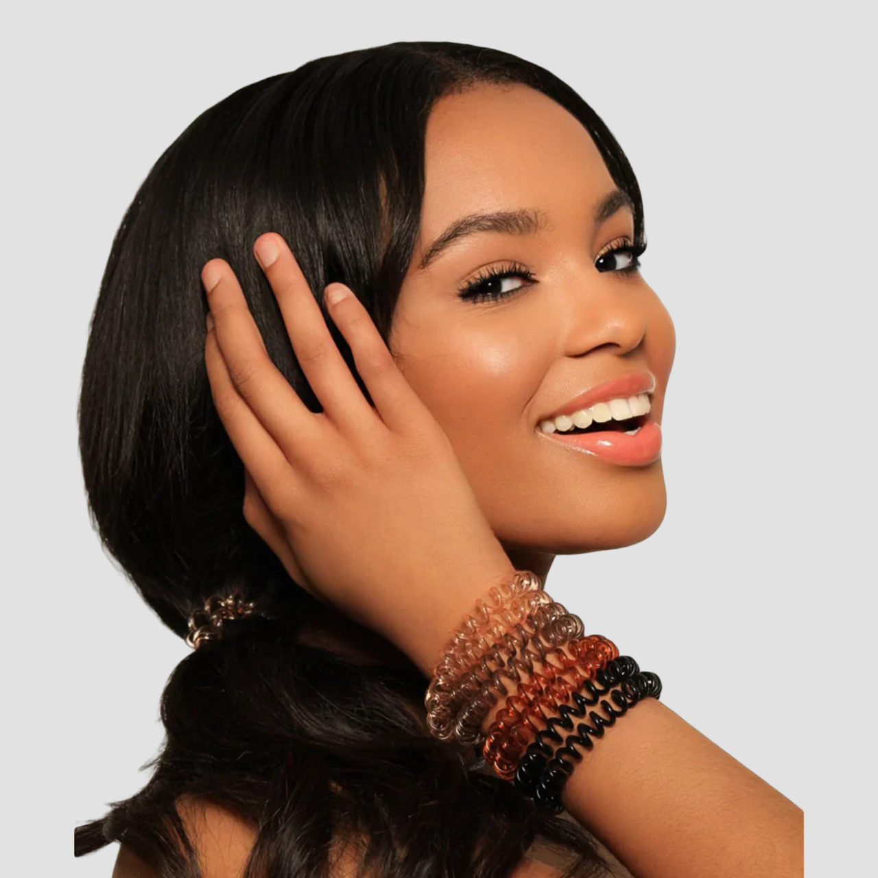 Hairbrella Waterproof Spiral Hair Ties (8 Pack)