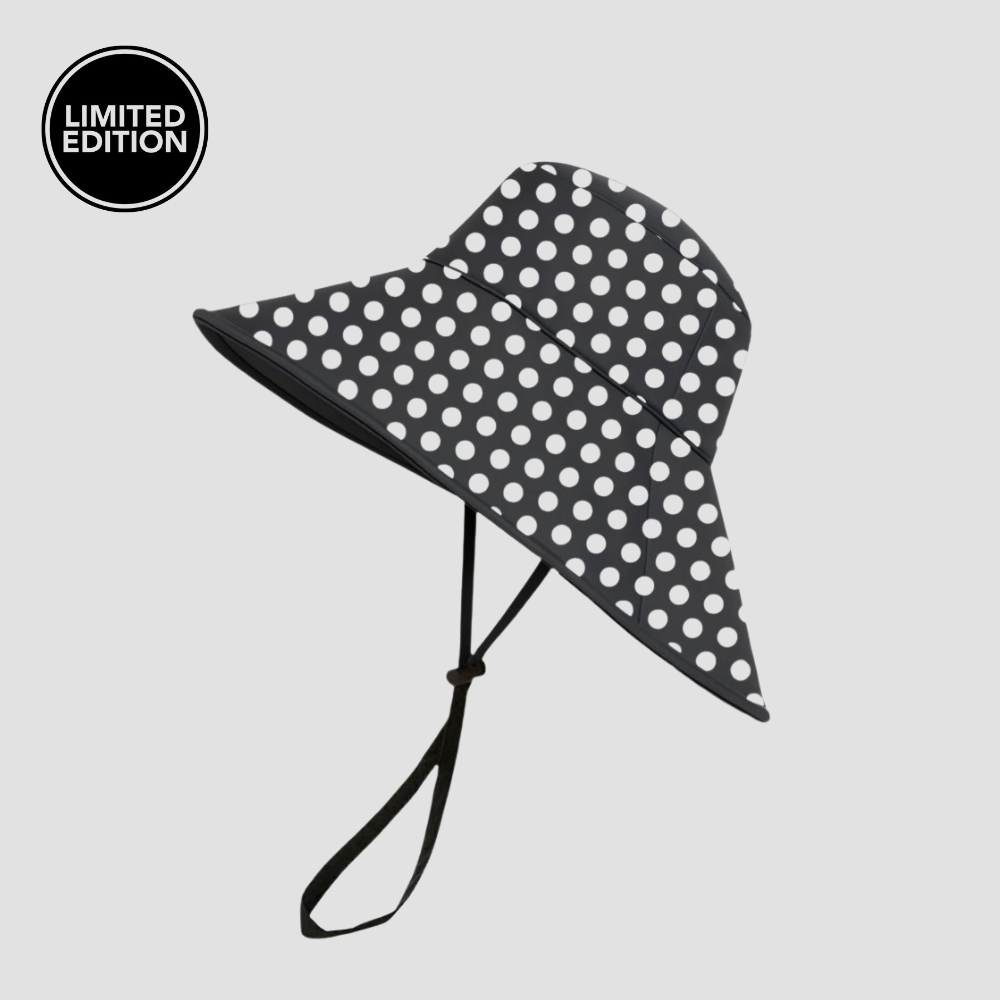 Hairbrella Satin-Lined, Waterproof, Wide Brim Sun Hat