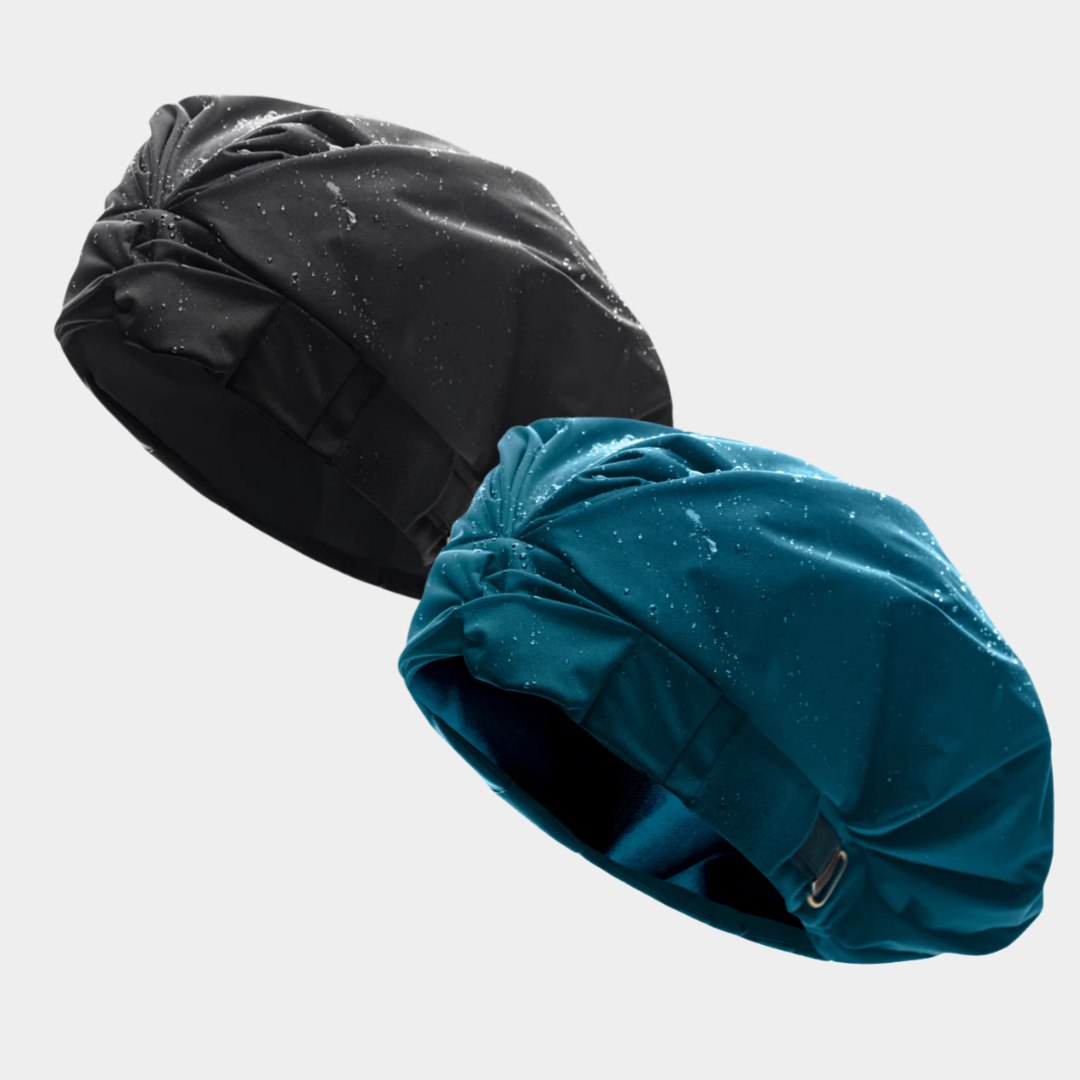 Hairbrella Satin-Lined Kids' Shower Cap Bundle (2)