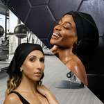 The Gym-Proof Hair Duo | Waterproof Shower Cap +  Satin Bandana (Save $10)